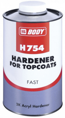 HB BODY H754 Hardener For Topcoats Fast, 2,5L