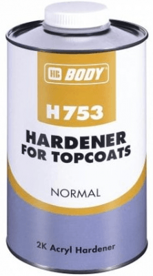 HB BODY H753 Hardener For Topcoats Normal, 2,5L