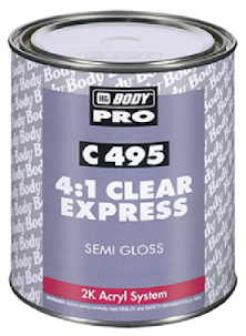 HB BODY C495 Clear Express Semigloss 4:1, 1L