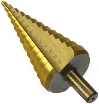 HSS stupňový vrták 4-39mm GEKO G38501