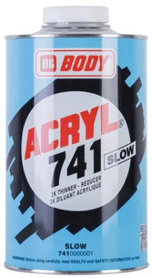 HB BODY 741 Acryl Slow Thinner, 1L