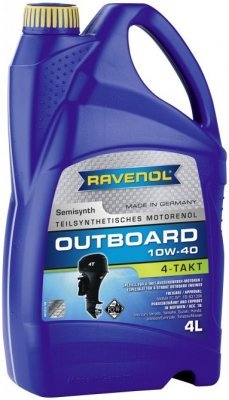 Motorový olej Ravenol Outboardoel 4T 10W-40, 4L