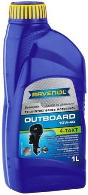 Motorový olej Ravenol Outboardoel 4T 10W-40, 1L