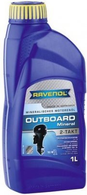 Motorový olej Ravenol Outboardoel Mineral 2T, 1L