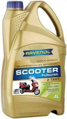 Motorový olej Ravenol Scooter Fullsynth 2T, 4L