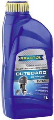 Motorový olej Ravenol Outboardoel Teilsynth 2T, 1L