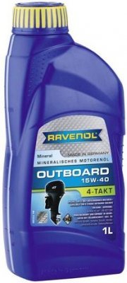 Motorový olej Ravenol Outboardoel 4T 15W-40, 1L