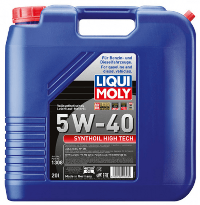 Motorový olej Liqui Moly Synthoil High Tech 5W-40, 20L