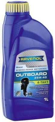 Motorový olej Ravenol Outboardoel 4T 25W-40, 1L