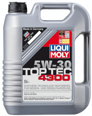 Motorový olej Liqui Moly Top Tec 4300 5W-30, 5L