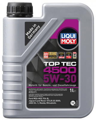 Motorový olej Liqui Moly Top Tec 4500 5W-30, 1L