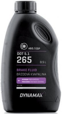Brzdová kapalina Dynamax 265 DOT 5.1, 500ml