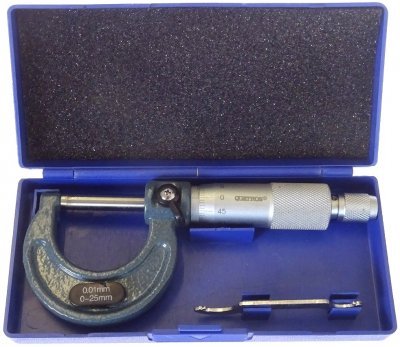 QUATROS Třmenový mikrometr 0-25 mm QS15600