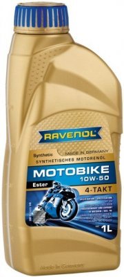 Motorový olej Ravenol Motobike Ester 4T 10W-50, 1L