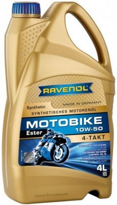 Motorový olej Ravenol Motobike Ester 4T 10W-50, 4L