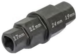 Klíč na osy motocyklových kol 17,19,22,24 mm GEKO G02685