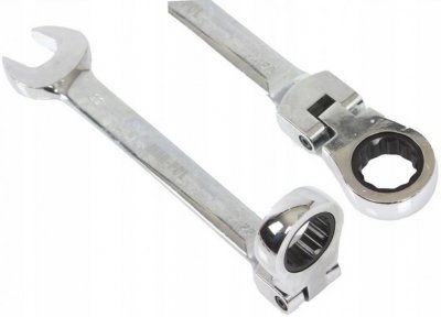 Klíče ráčnové očkoploché s kloubem 6ks 8-17mm MAR-POL M58604