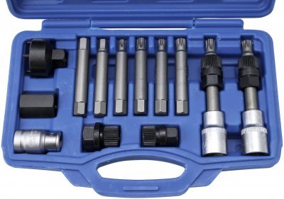 QUATROS Sada na demontáž řemenic alternátorů 13ks QS20352
