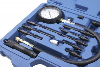 QUATROS Kompresiometr, tester komprese diesel (16ks) QS30196