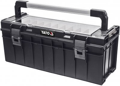 Box na nářadí plastový s organizérem 650x270x272mm Yato YT-09184