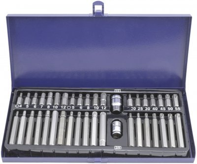 QUATROS Sada bitů imbus, torx, spline 40ks QS51131