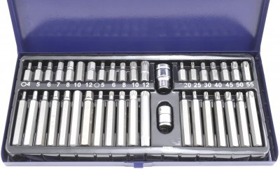 QUATROS Sada bitů imbus, torx, spline 40ks QS51131