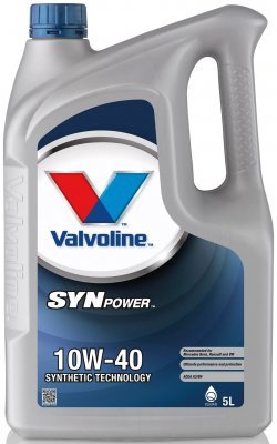 Motorový olej Valvoline SynPower 10W-40, 5L