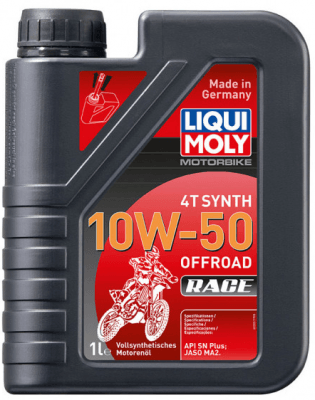 Motorový olej Liqui Moly Motorbike 4T Synth Offroad Race 10W-50, 1L