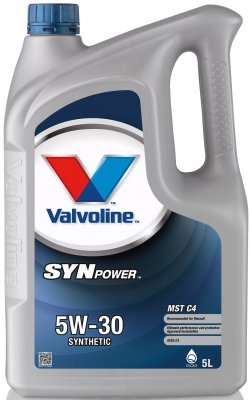 Motorový olej Valvoline SynPower MST C4 5W-30, 5L