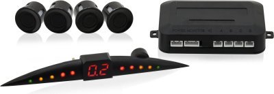 Parkovací asistent 4 senzory, LED display Compass