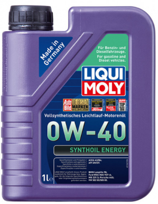 Motorový olej Liqui Moly Synthoil Energy 0W-40, 1L