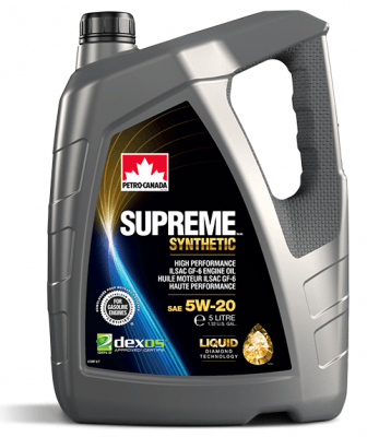Motorový olej Petro-Canada Supreme Synthetic 5W-20, 5L