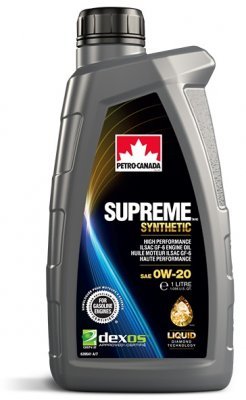 Motorový olej Petro-Canada Supreme Synthetic 0W-20, 1L