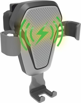 Compass držák telefonu LUKE-V bezdrátové nabíjení 10W silver