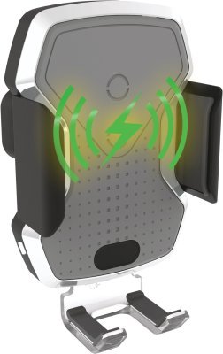 Compass držák telefonu LUKE-X bezdrátové nabíjení 10W silver