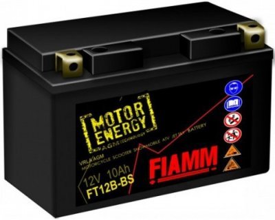 Motobaterie Fiamm Motorenergy AGM 12V, 11Ah, FT12B-BS (FT12B-12B)