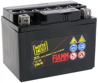 Motobaterie Fiamm Motorenergy AGM 12V, 3.6Ah, FTX4L-BS (FTX4L-12B)