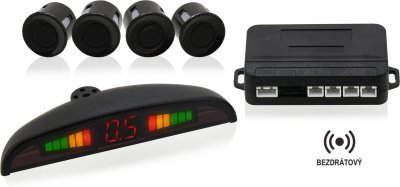 Compass parkovací asistent 4 senzory, LED display, bezdrátový