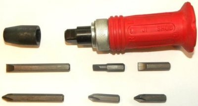 Úderový / rázový skrutkovač na povolenie skrutiek - s adaptérom GEKO G30251