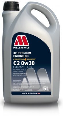 Motorový olej Millers Oils XF Premium C2 0W-30, 5L