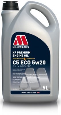 Motorový olej Millers Oils XF Premium C5 ECO 5W-20, 5L