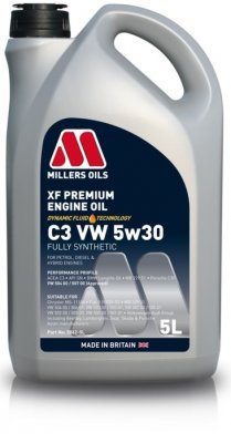 Motorový olej Millers Oils XF Premium C3 VW 5W-30, 5L