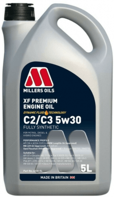 Motorový olej Millers Oils XF Premium C2/C3 5W-30, 5L