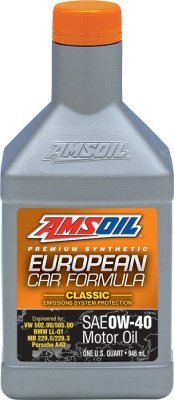 Motorový olej Amsoil European Car Formula Classic 0W-40, 946ml