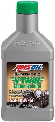 Motorový olej Amsoil Synthetic V-Twin 15W-60, 946ml
