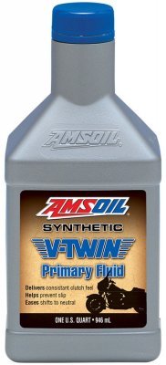 Převodový olej Amsoil Synthetic V-Twin Primary Fluid, 946ml