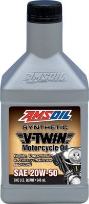 Motorový olej Amsoil Synthetic V-Twin 20W-50, 946ml