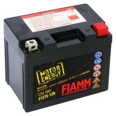 Motobaterie Fiamm Motorenergy AGM 12V, 6Ah, FTZ7S-12B
