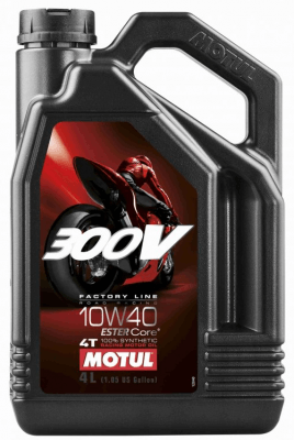 Motorový olej Motul 300V 4T Factory Line Road Racing 10W-40, 4L