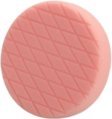 Kotouč leštící pěnový, diamantový vzor, T40, oranžový, ⌀180x35mm, zapuštěný suchý zip ⌀150mm EXTOL PREMIUM